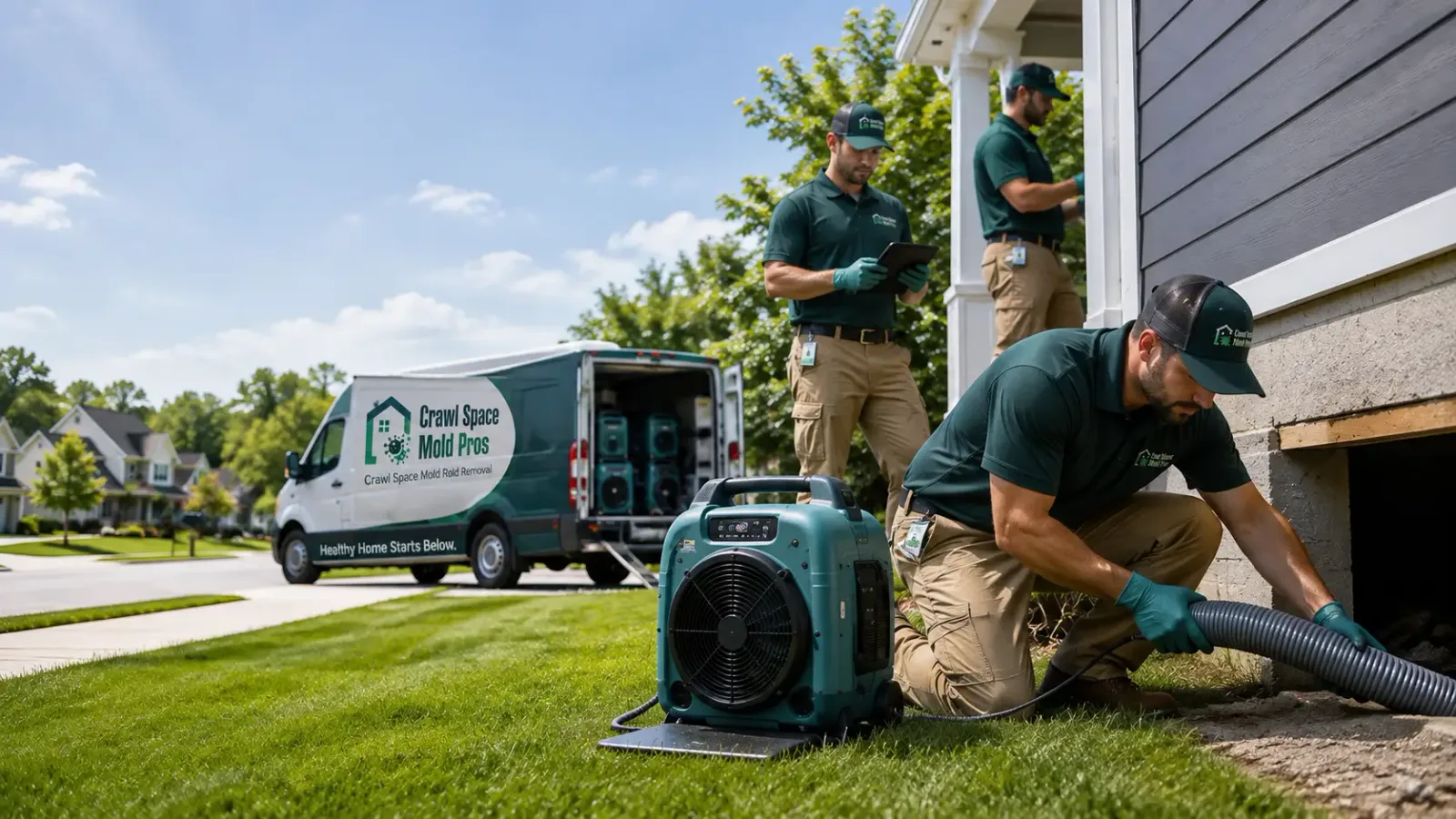 Crawl Space Mold Removal in Coulee City, WA